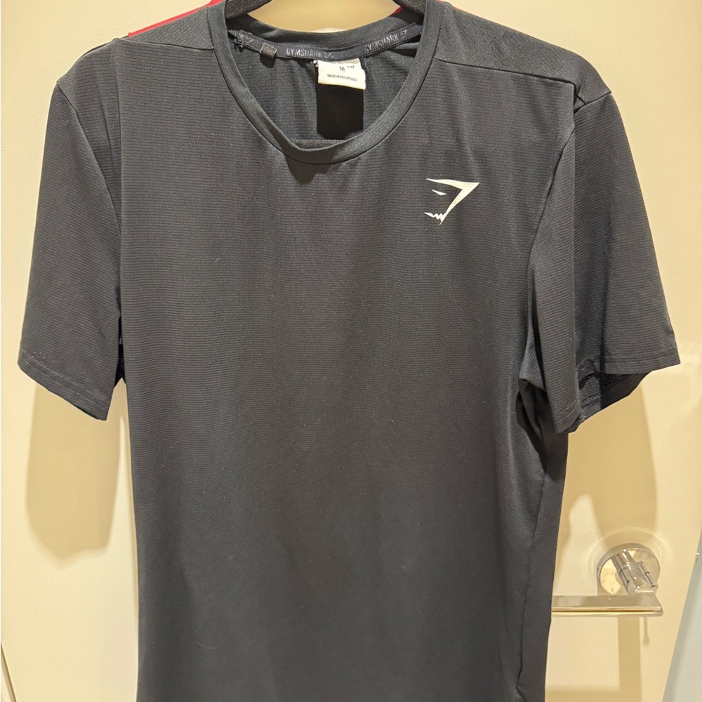 Gymshark Black Short Sleeve Performance Tee